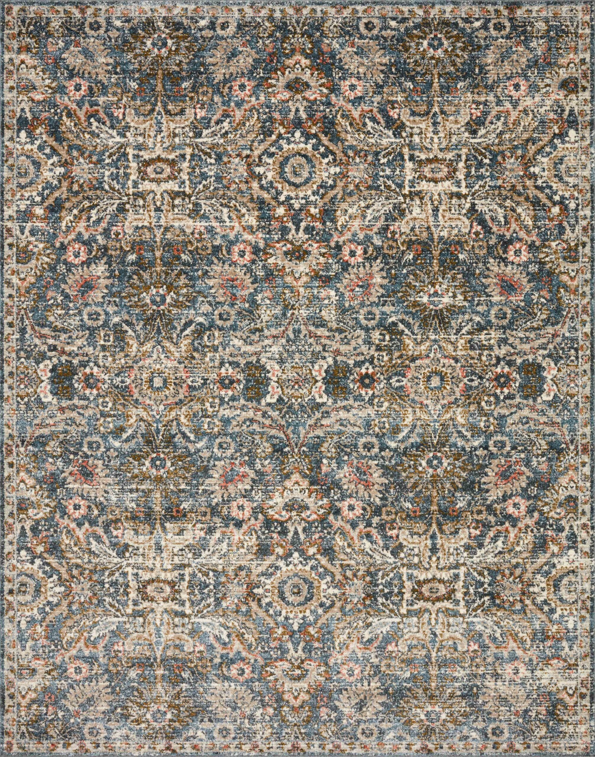 Loloi II Saban Blue Blue / Sand Rug