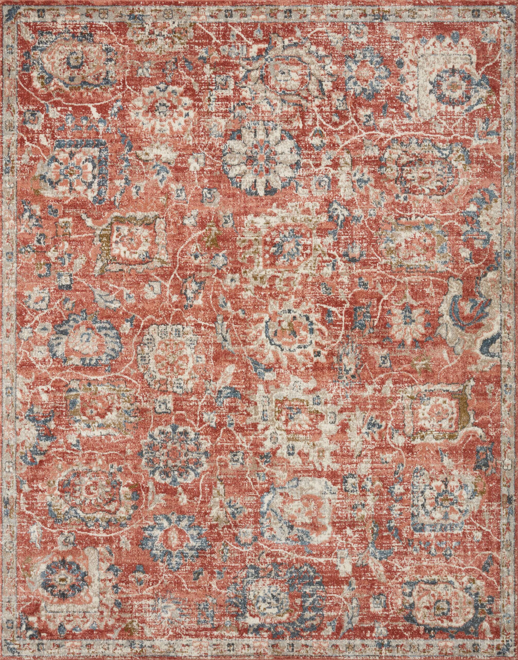 Loloi II Saban Rust Rust / Multi Rug