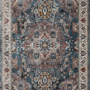 Loloi II Samra Slate Slate / Multi Rug