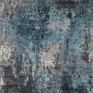 Loloi II Samra Charcoal Silver / Sky Rug