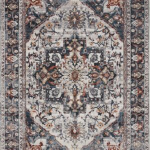 Loloi II Samra Ivory Ivory / Denim Rug