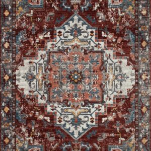 Loloi II Samra Brick Brick / Grey Rug