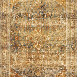 Loloi II Sebastian Lagoon Lagoon / Spice Rug