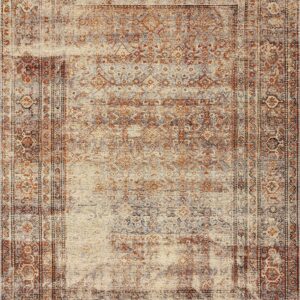 Loloi II Sebastian Natural Natural / Brick Rug