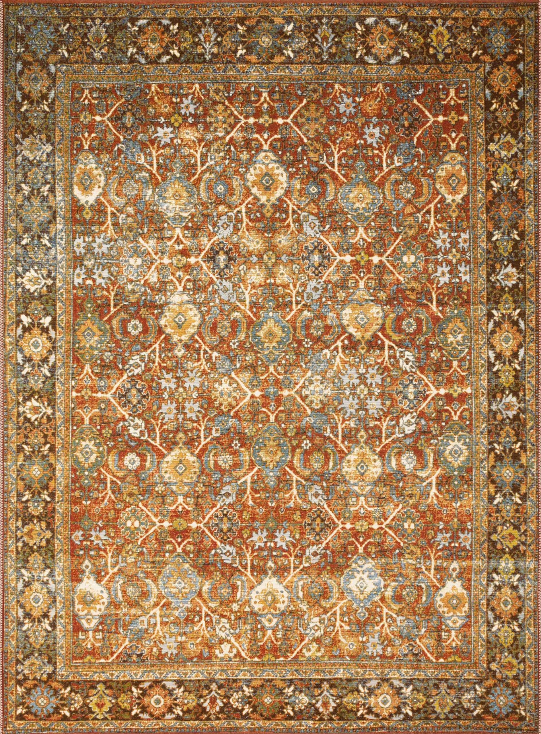 Loloi II Sebastian Red Red / Multi Rug