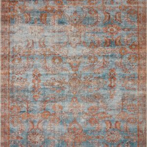 Loloi II Sebastian Ocean Ocean / Spice Rug