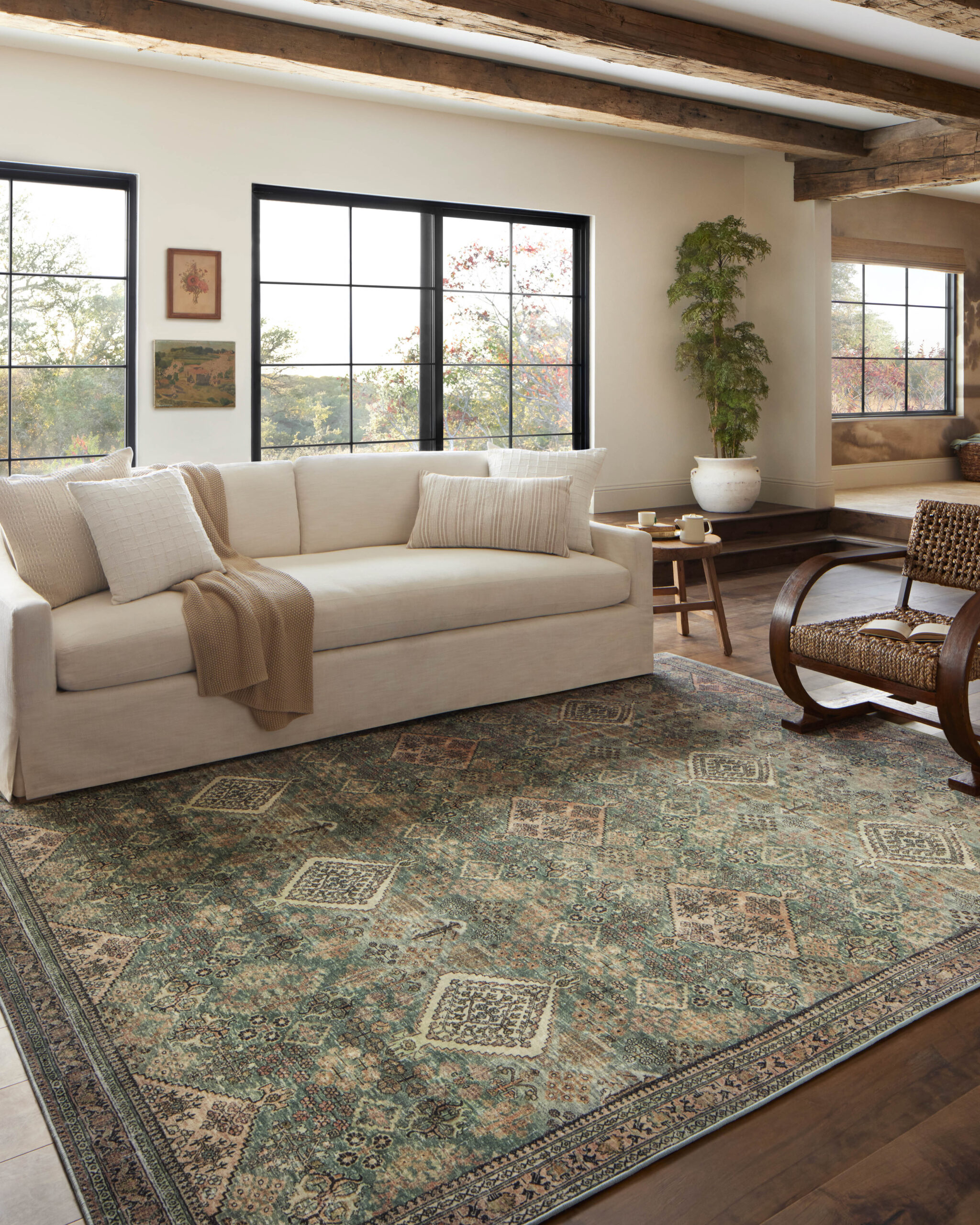 Magnolia Home by Joanna Turquoise / Multi Rug