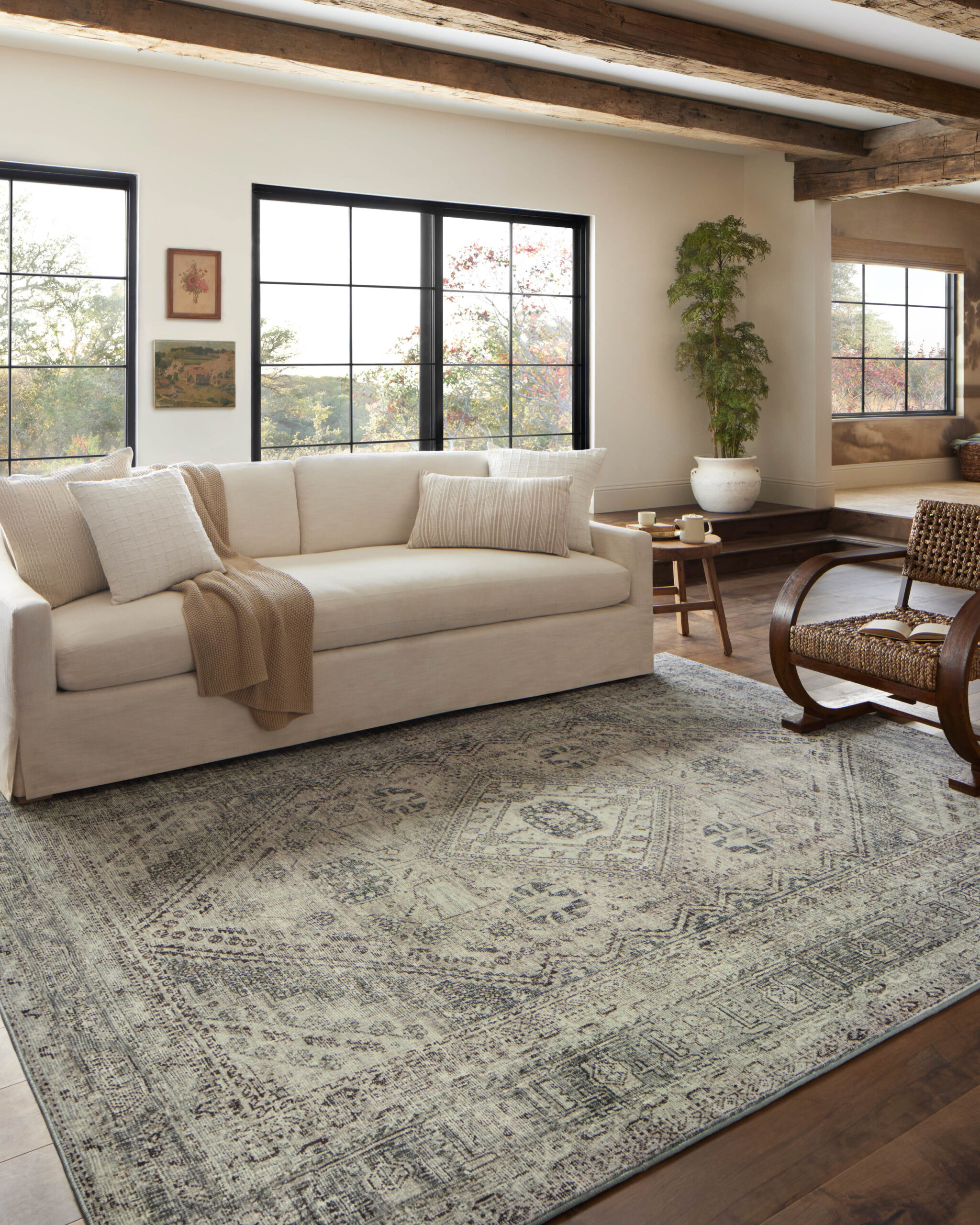 Magnolia Home by Joanna Natural / Sage Rug