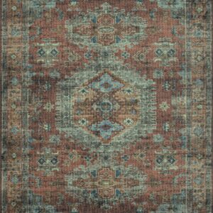 Loloi II Skye Terracotta Terracotta / Sky Rug