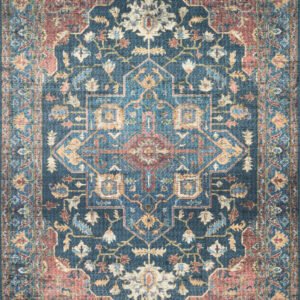 Loloi II Skye Denim Denim / Brick Rug