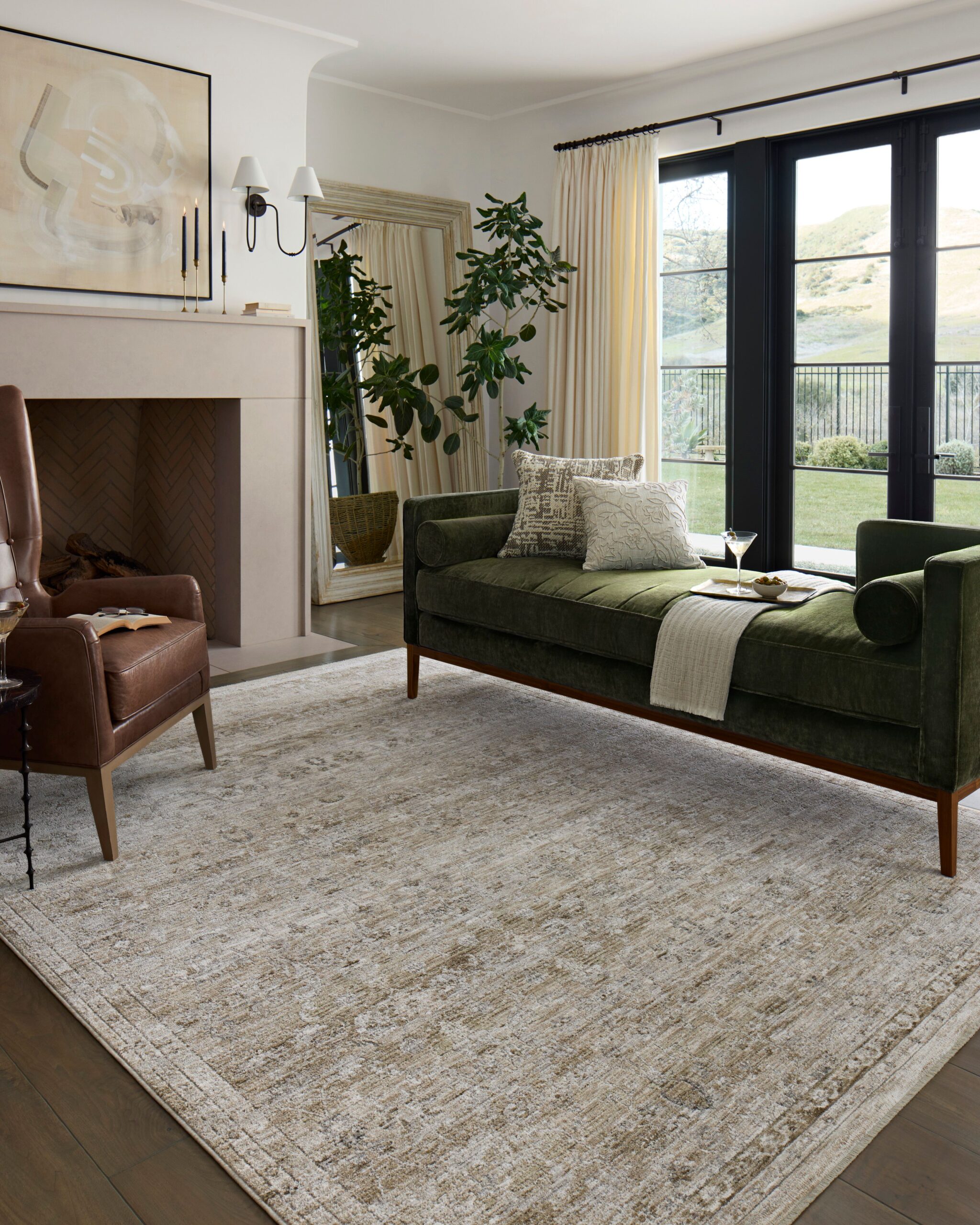 Loloi II Tabitha Ivory Ivory / Khaki Rug