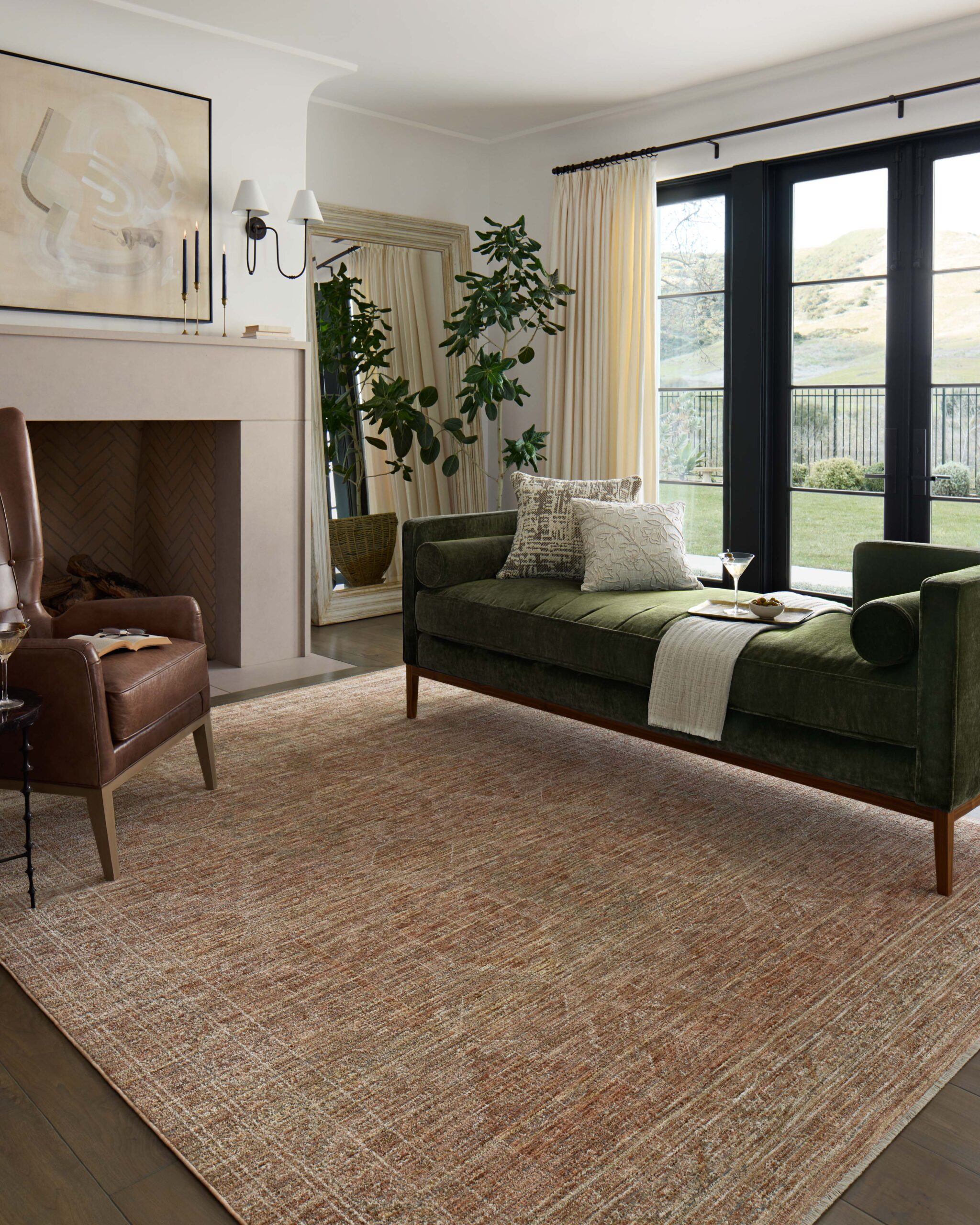 Loloi II Tabitha Clay Clay / Natural Rug