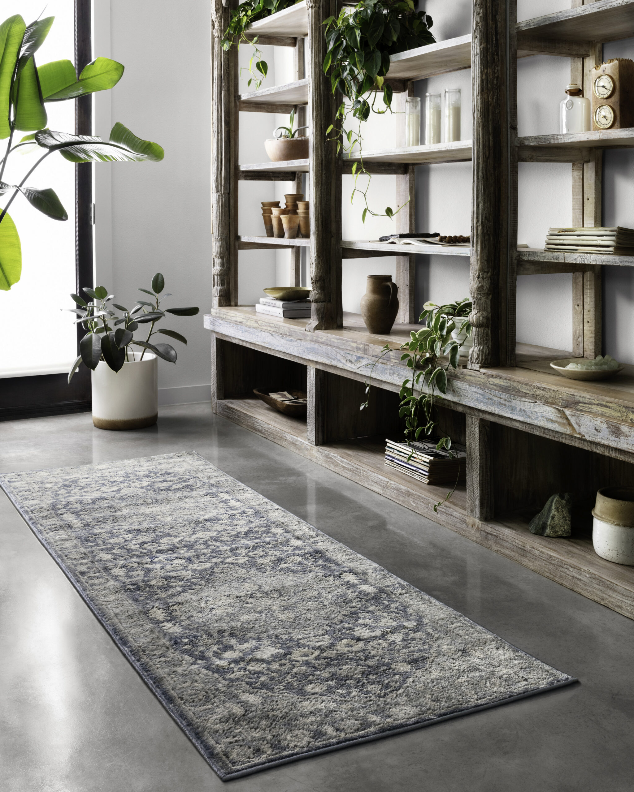 Loloi II Teagan Collection Denim / Natural Rug