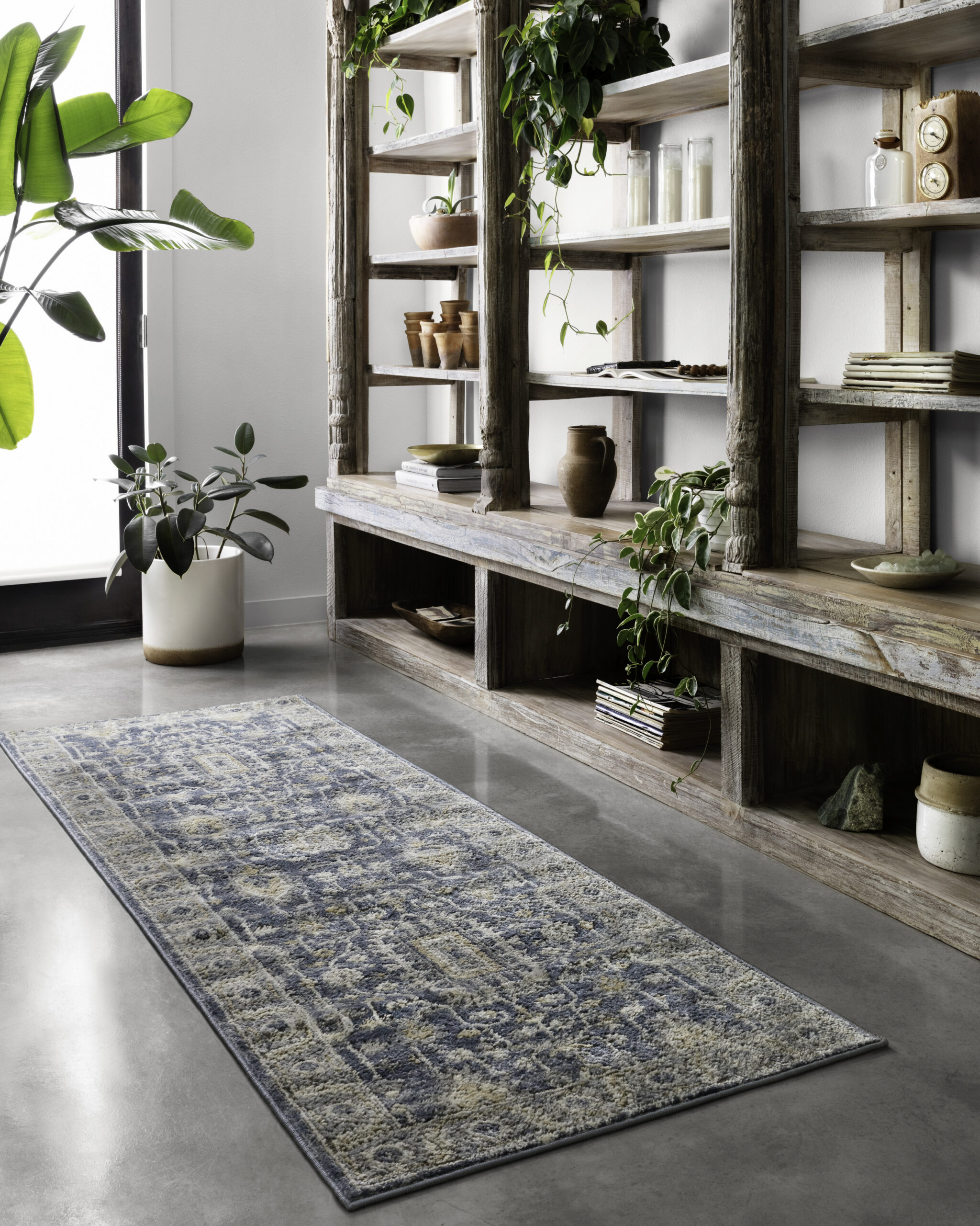 Loloi II Teagan Collection Denim / Ivory Rug