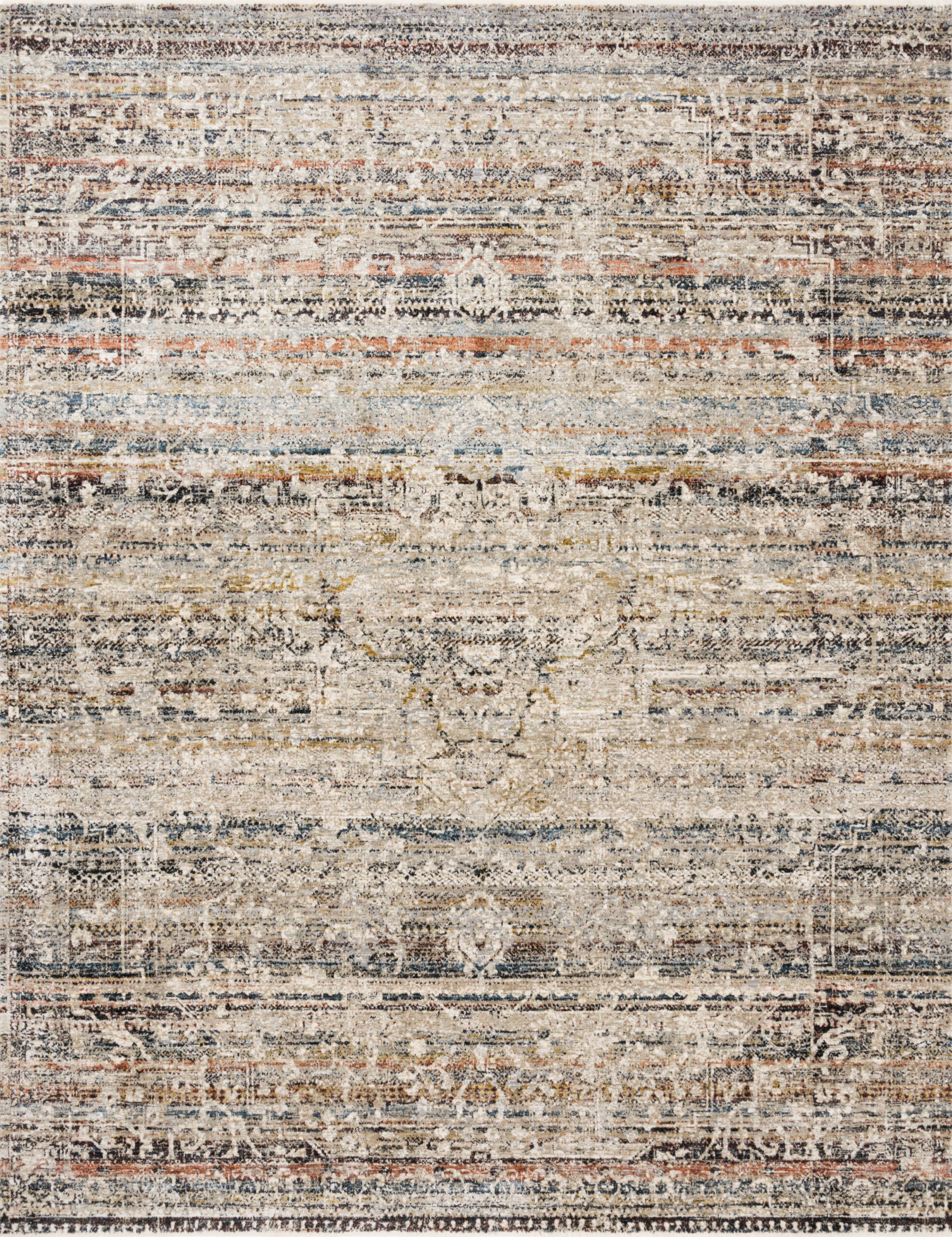 Loloi Theia Taupe / Taupe / Multi Rug