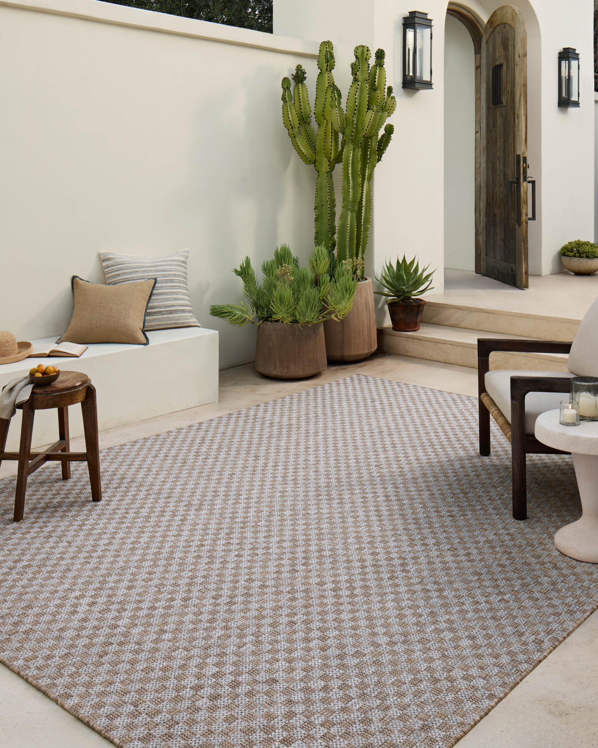 Amber Lewis x Loloi Natural / Silver Rug