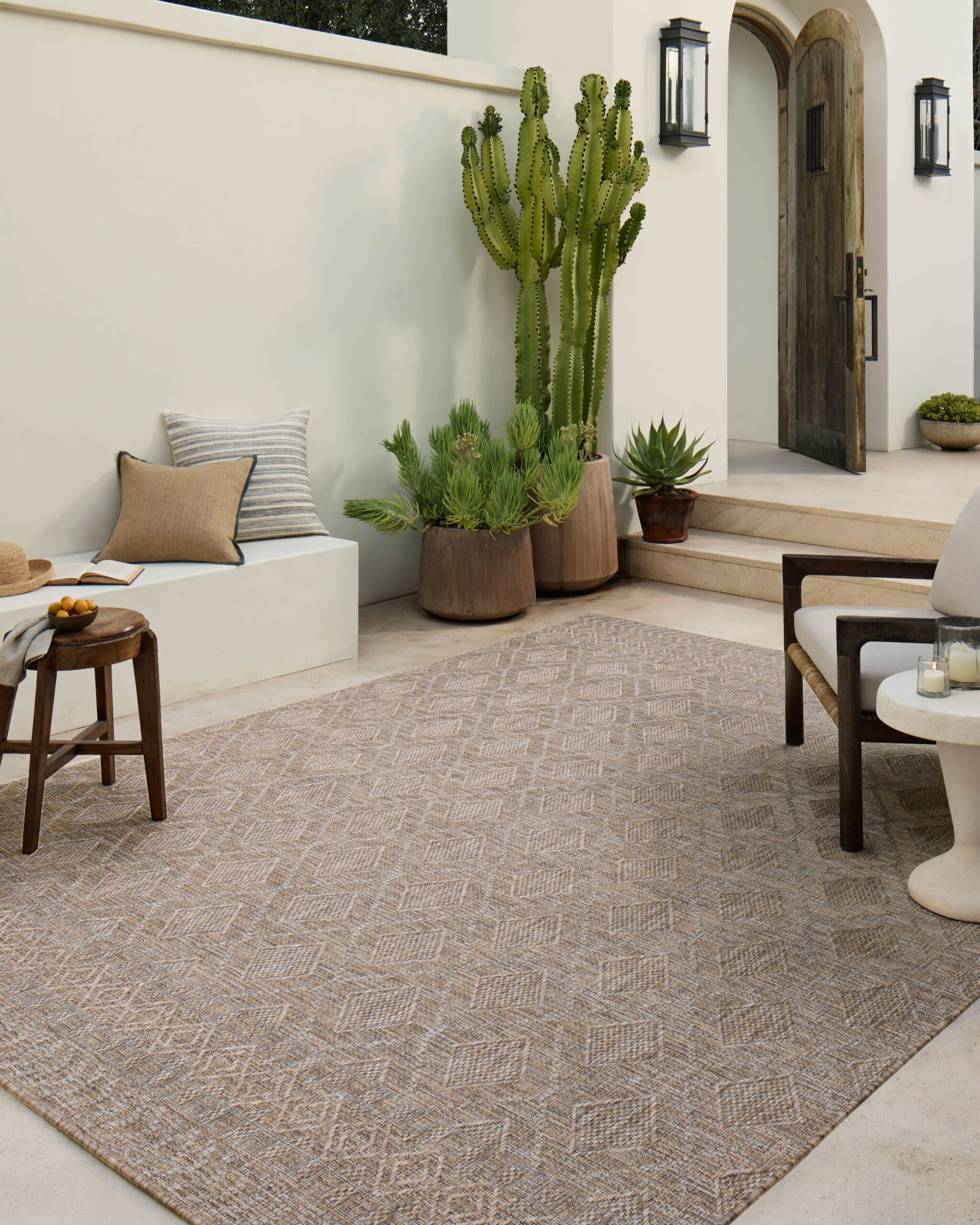 Amber Lewis x Loloi Natural / Mist Rug
