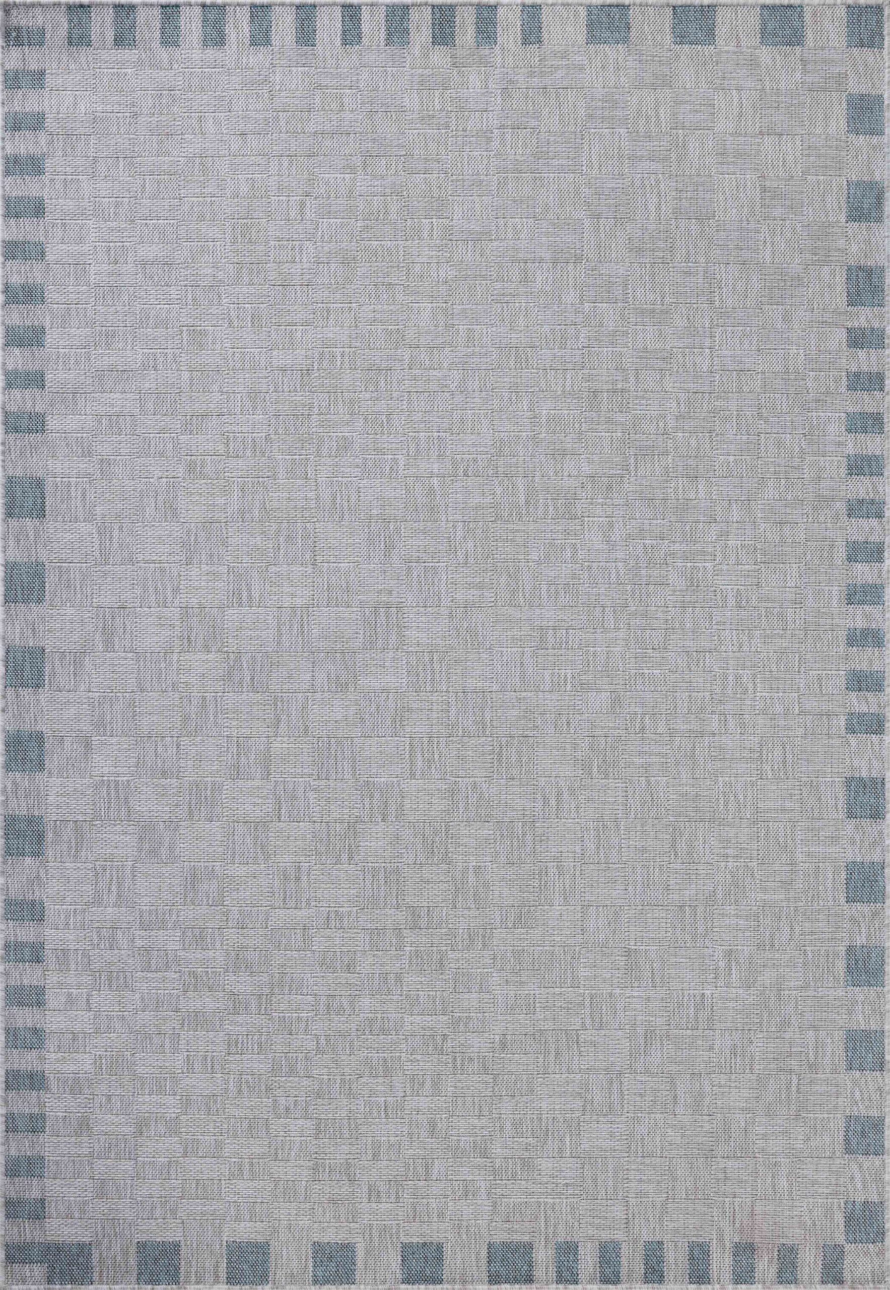 Amber Lewis x Loloi Silver / Blue Rug