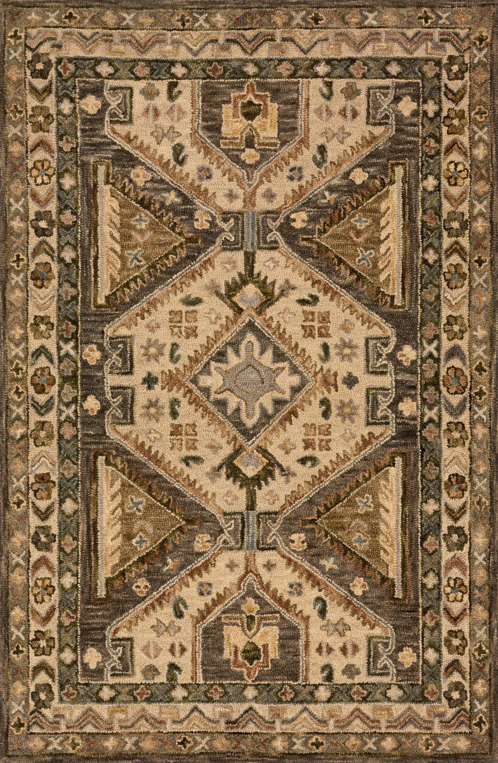 Loloi Victoria Walnut / Walnut / Beige Rug
