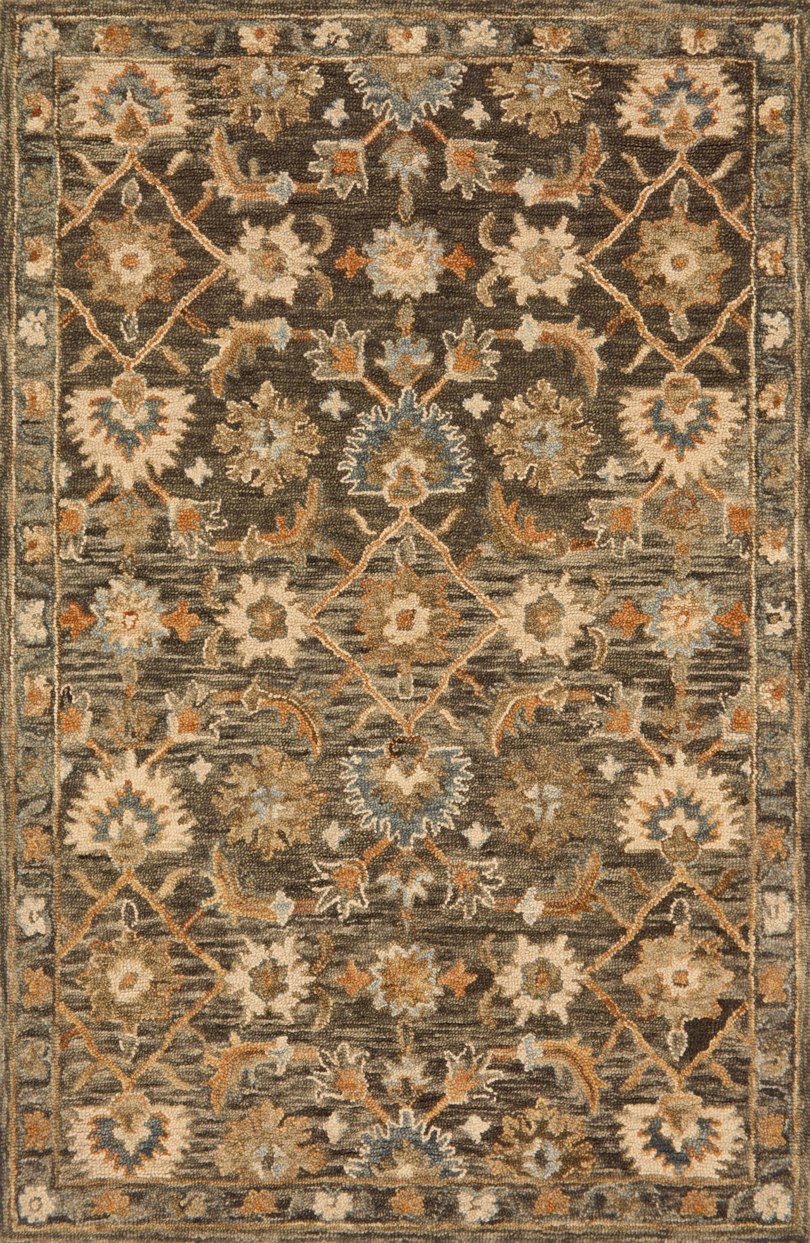 Loloi Victoria Dk Taupe Taupe / Multi Rug