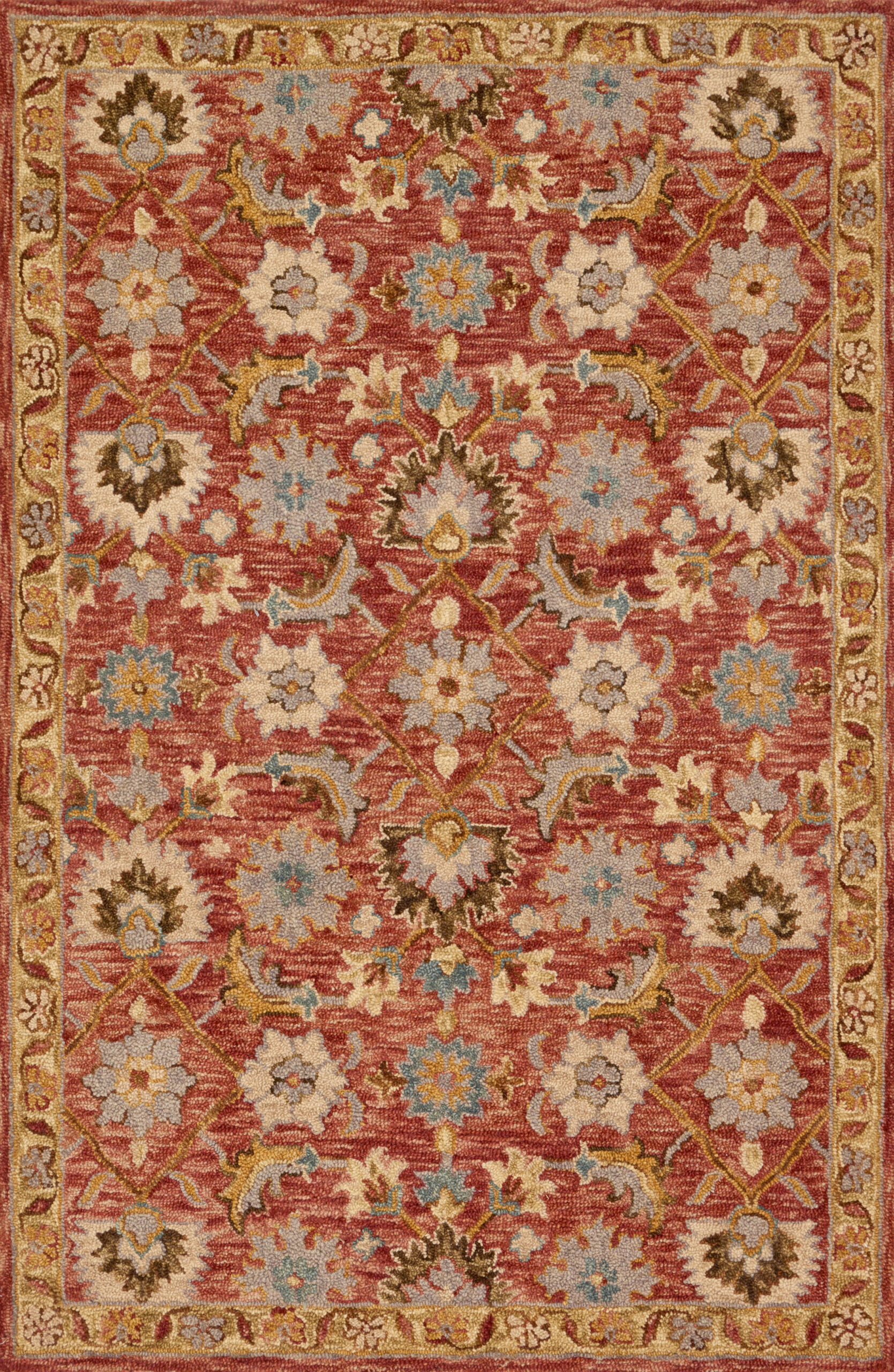 Loloi Victoria Terracotta / Terracotta / Gold Rug