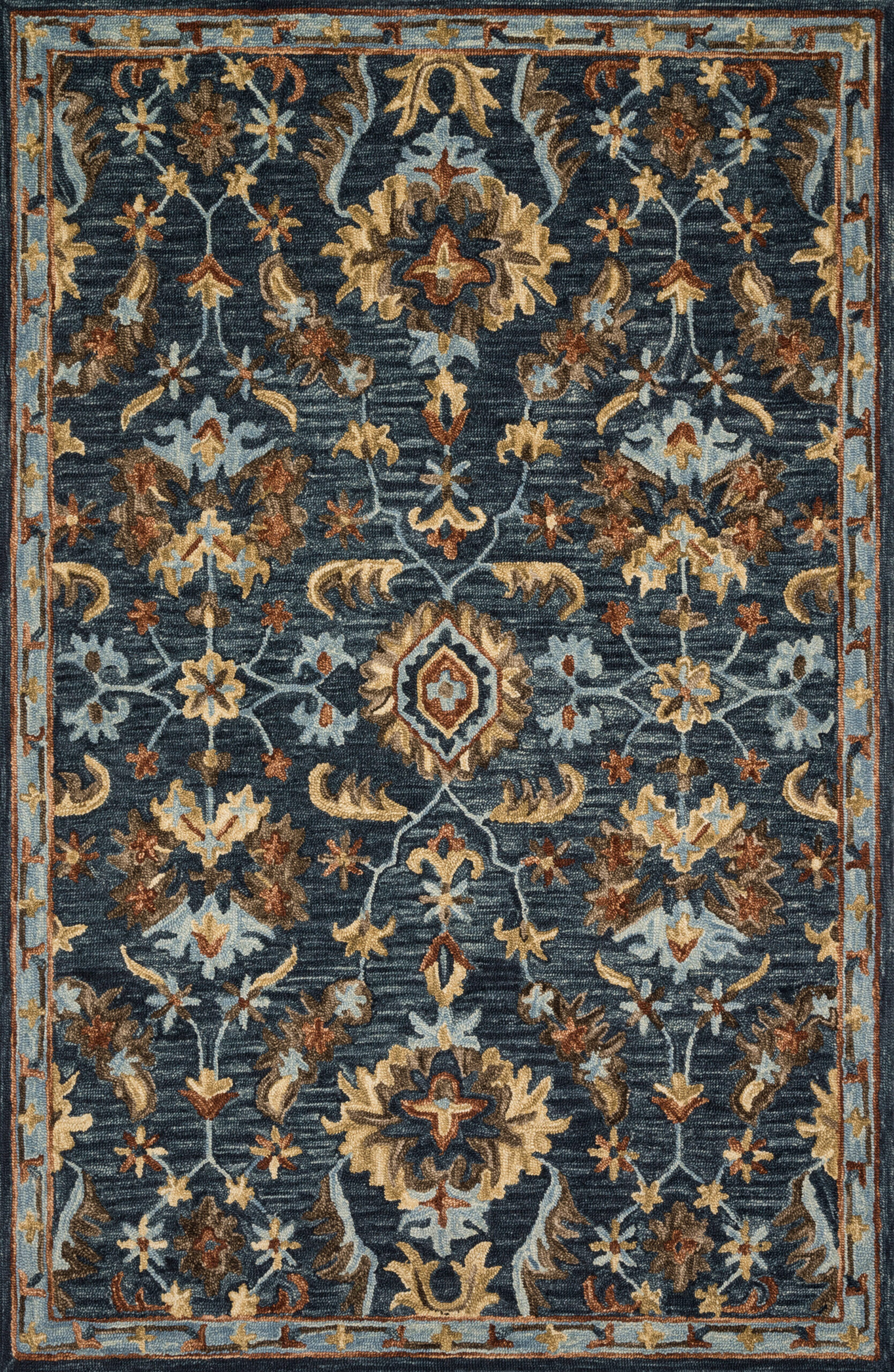 Loloi Victoria Denim / Denim / Multi Rug