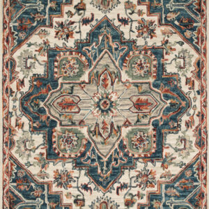 Loloi Victoria Blue / Rust Rug