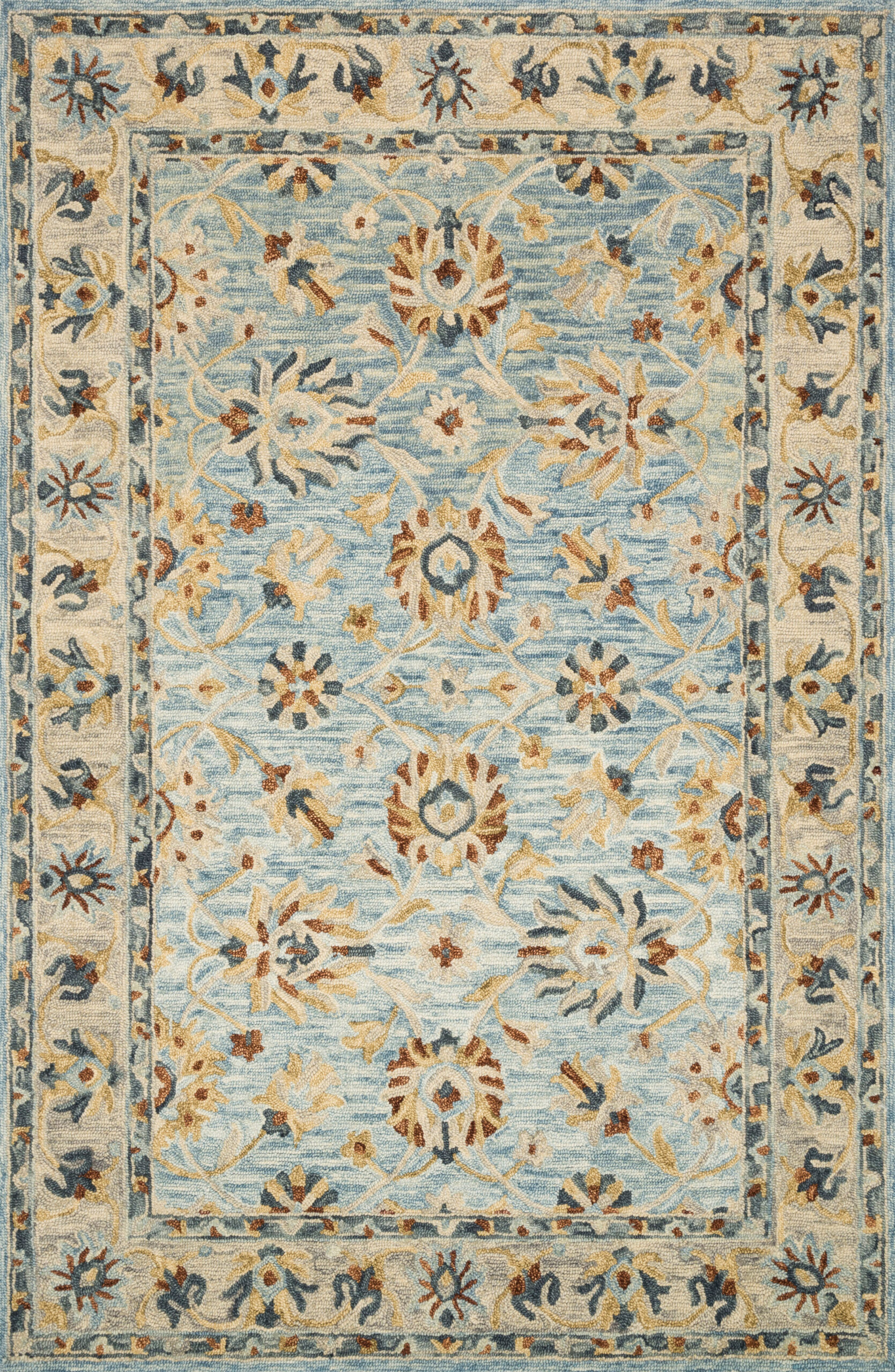 Loloi Victoria Lt. Blue Blue / Natural Rug
