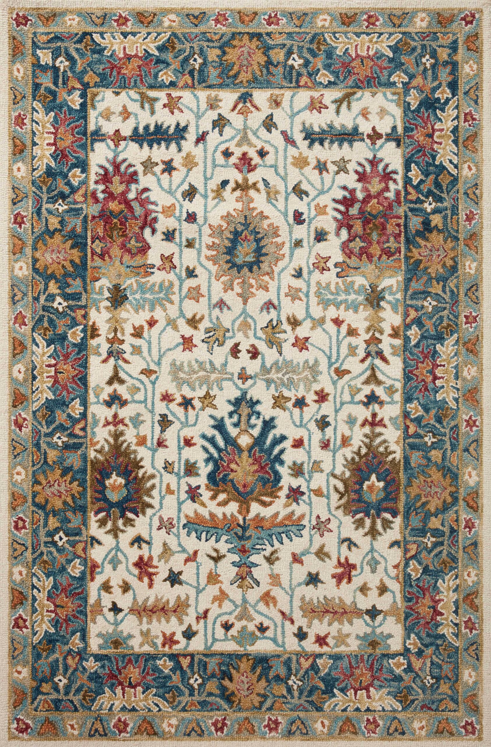 Loloi Victoria Ivory / Ivory / Sky Rug