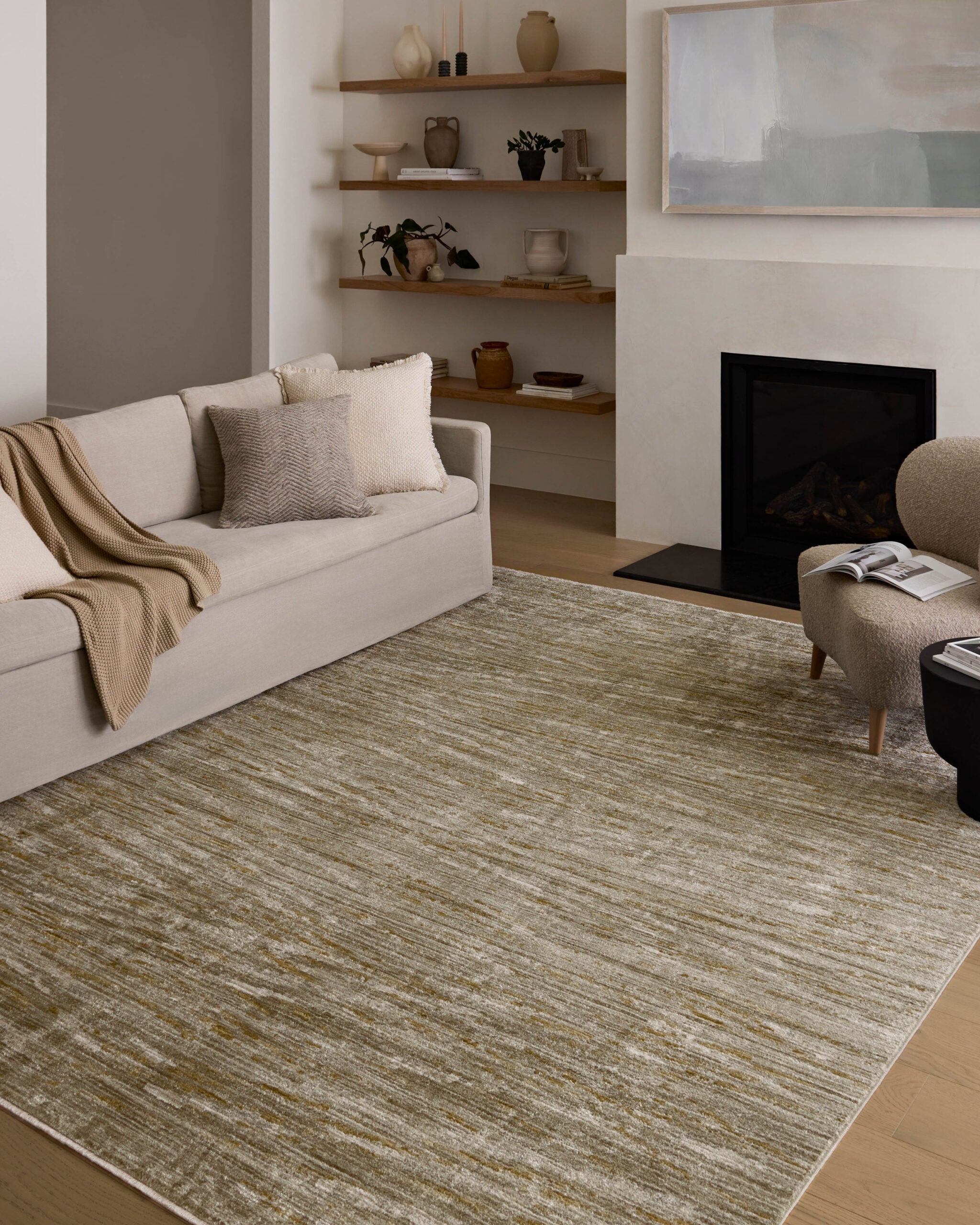 Loloi II Wade Sage Sage / Gold Rug