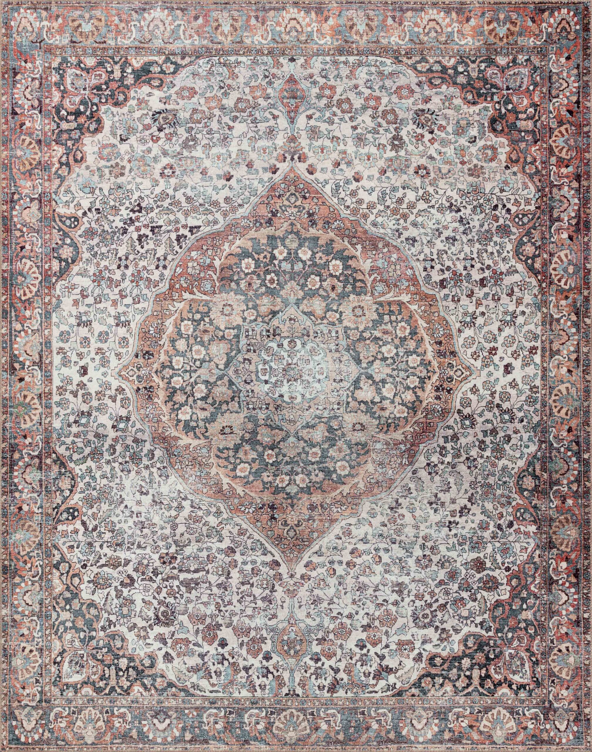 Loloi II Wynter Red Red / Multi Rug