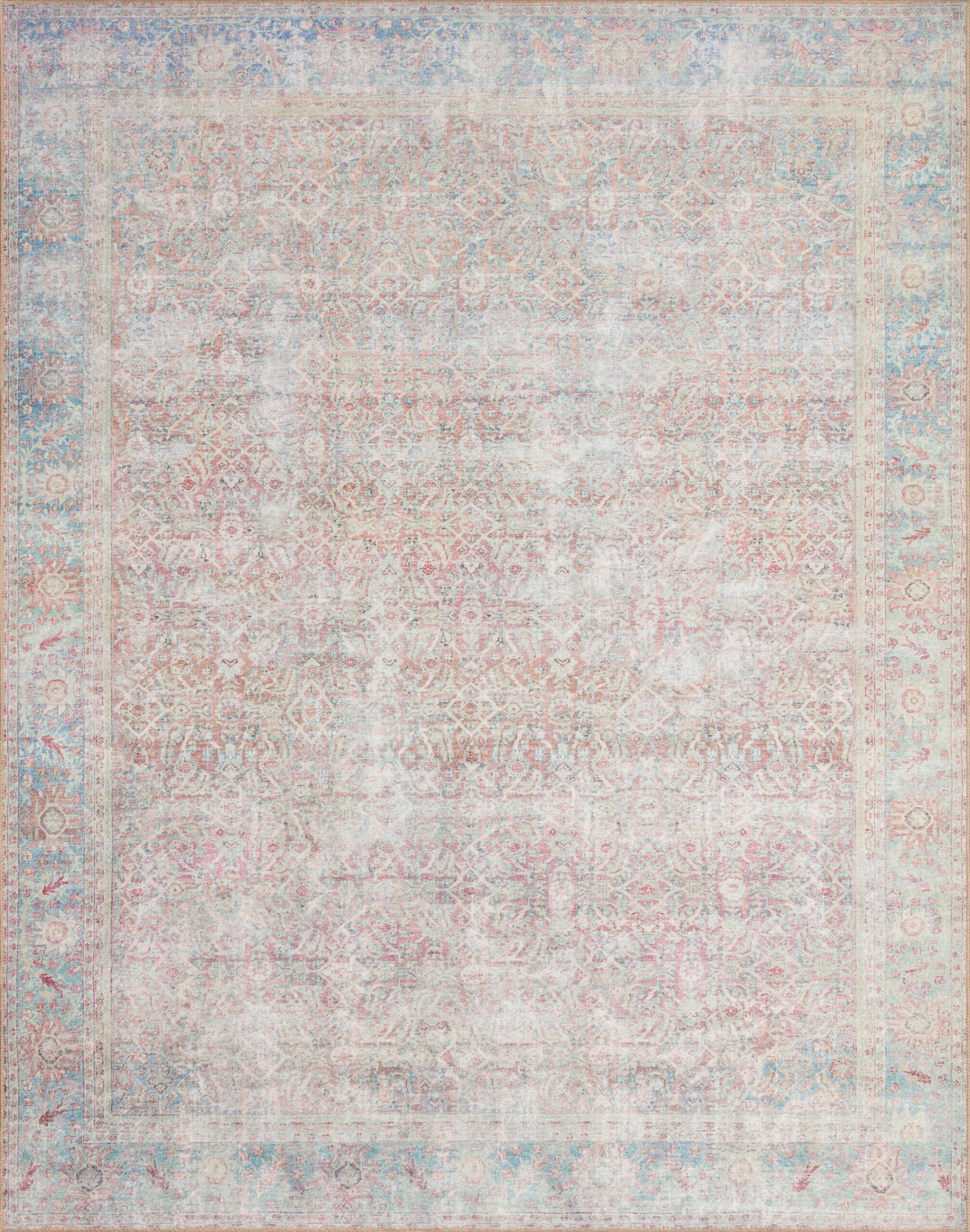 Loloi II Wynter Red Red / Teal Rug