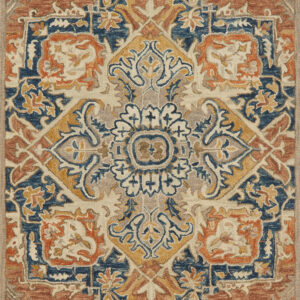 Loloi Zharah Rust / Rust / Blue Rug