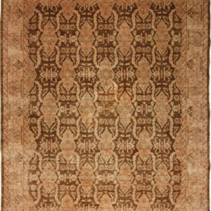 Traditional  Rectangle WOOL Bamyan Hand Made Brown Rug CRCB-110732