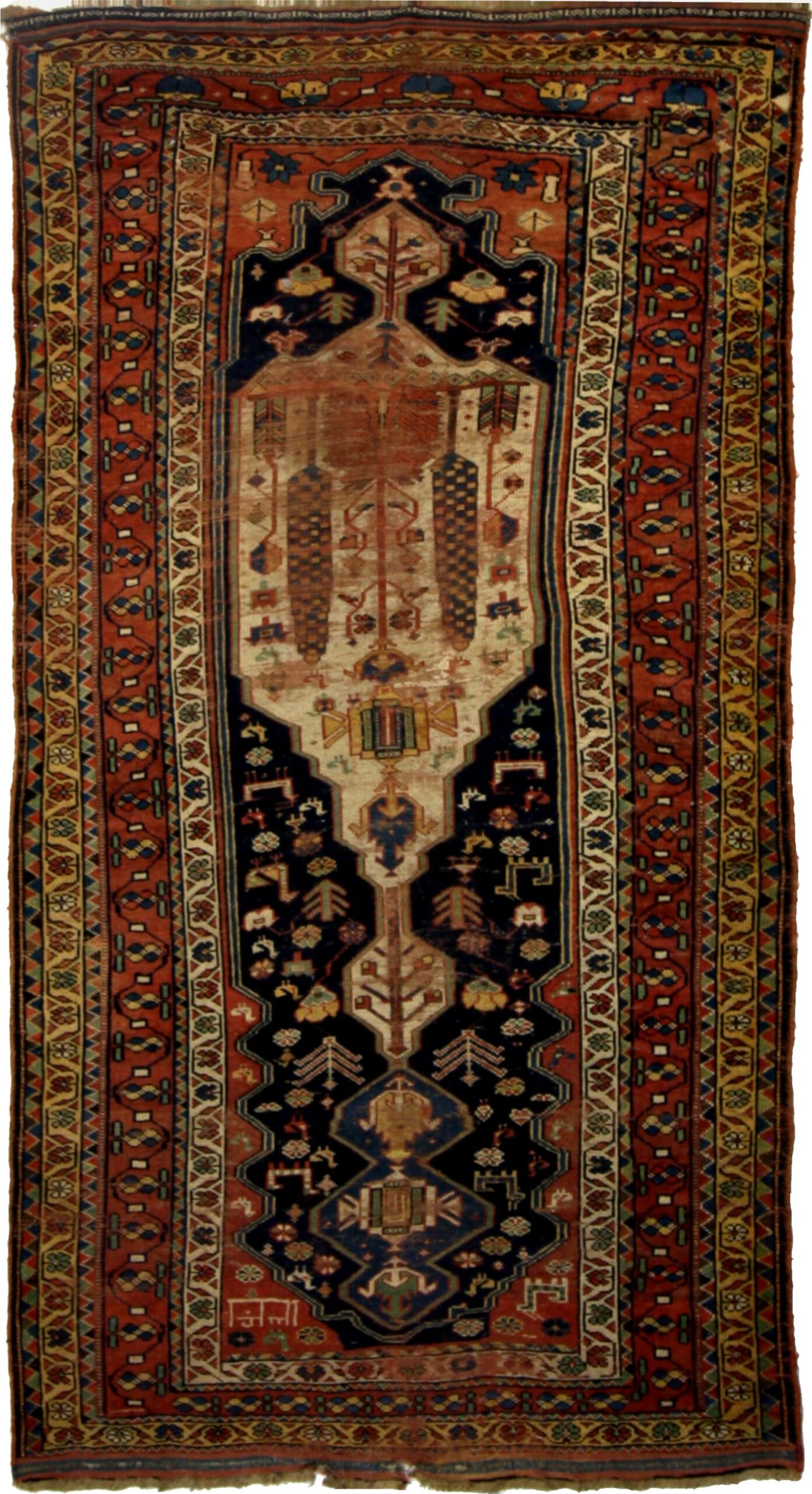 Traditional Hand Made 5 X 9 Rug
