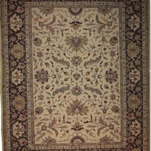 Traditional  Rectangle WOOL sumak Hand Made Brown Rug