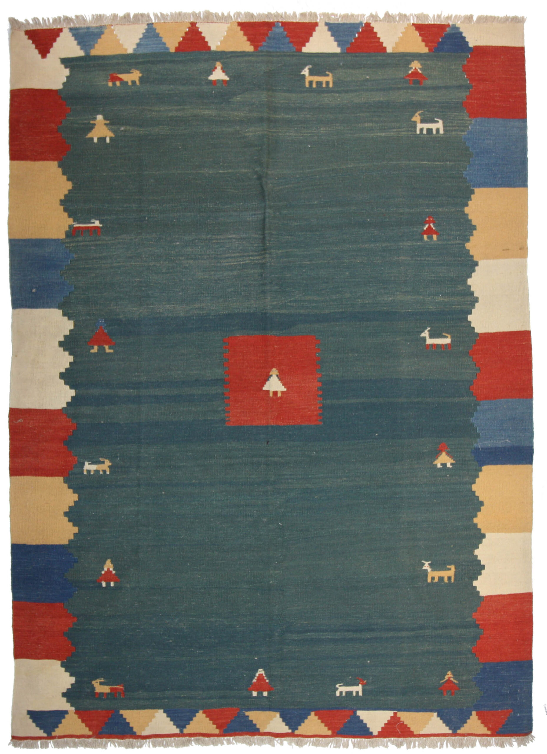 Southwestern Hand Made 7 X 10 Rug-SB-141958