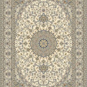 Traditional Rectangle Traditional Machine Made Ivory Rug