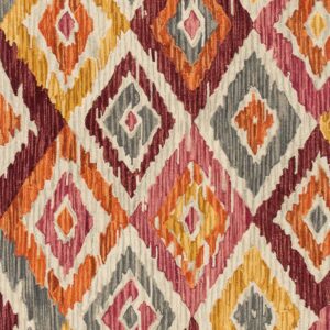 Transitional  Rectangle WOOL Transitional Hand Hooked Pink Rug