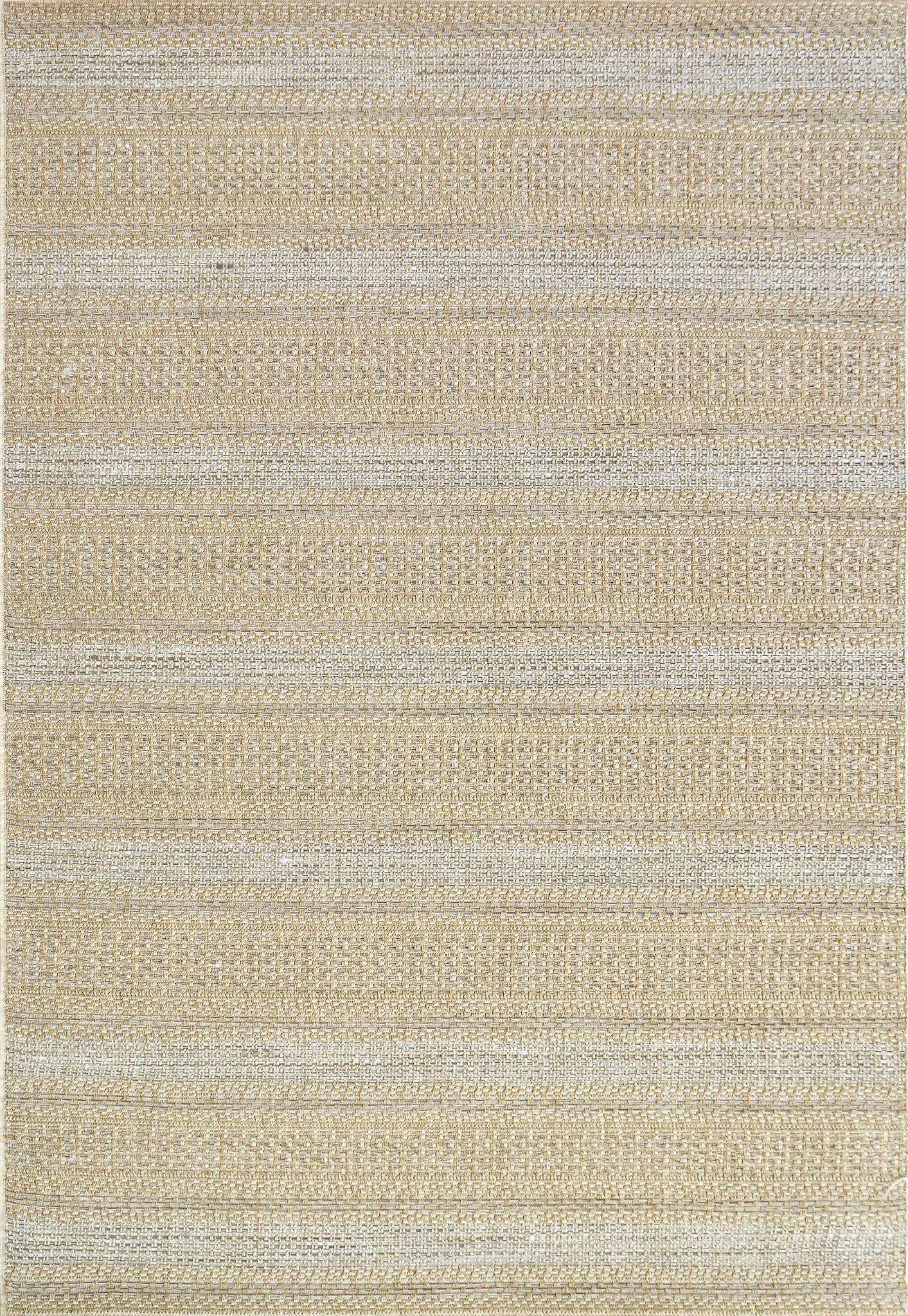 Rectangle POLYPROPILENE Modern Machine Made Beige Rug