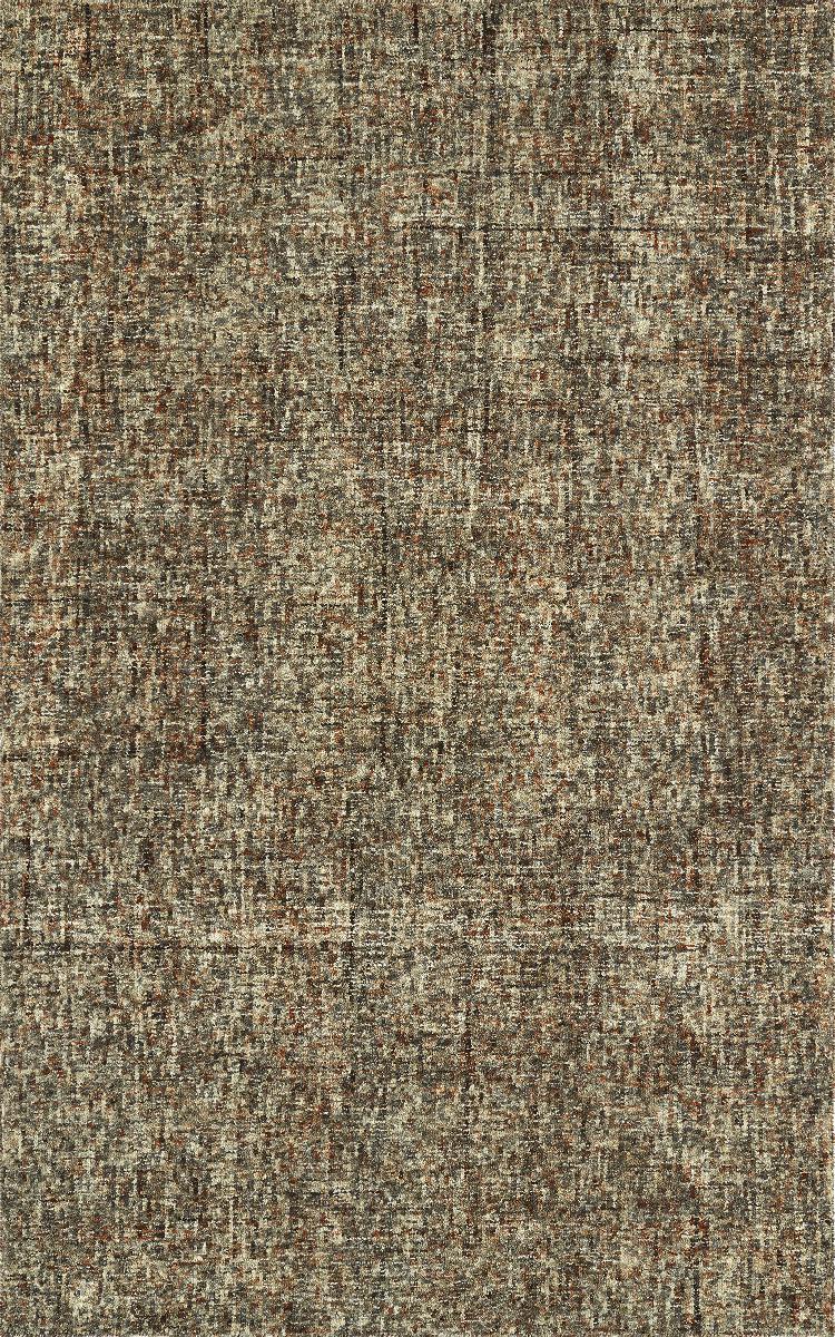Contemporary Solid Tone Rectangle WOOL Modern Hand Tufted Kaleidoscope Rug