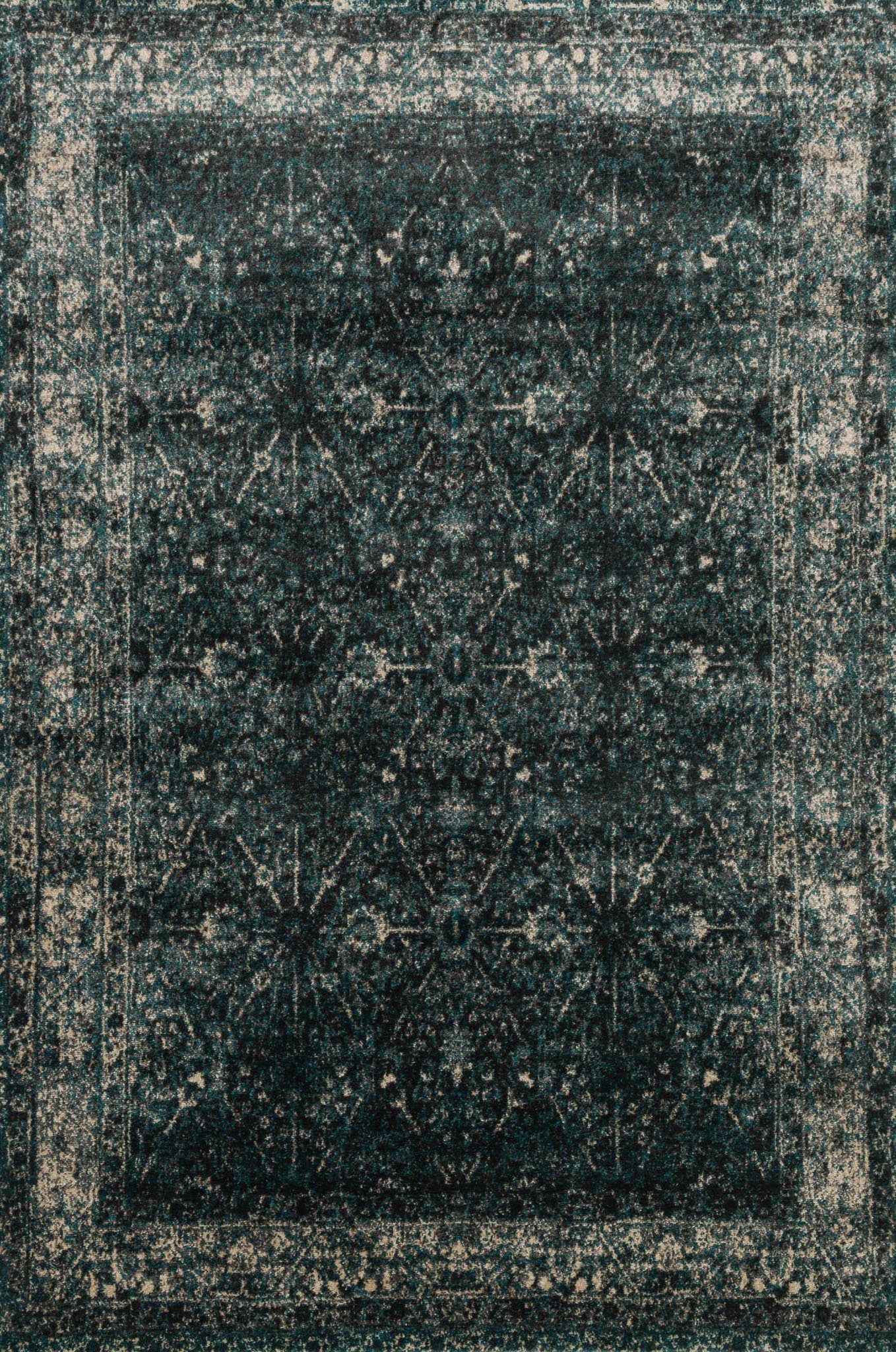 Transitional Rectangle Transitional Machine Made Grey Rug