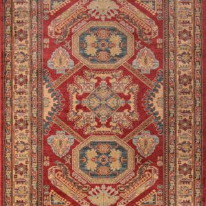 Traditional  Rectangle POLYPROPILENE Turkish Machine Made Red Rug