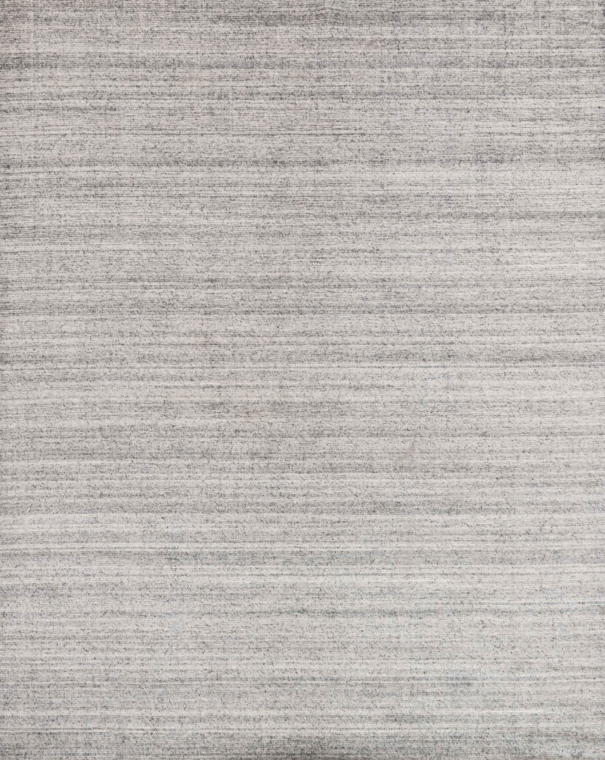 Contemporary  Rectangle   Hand Loomed Charcoal Rug