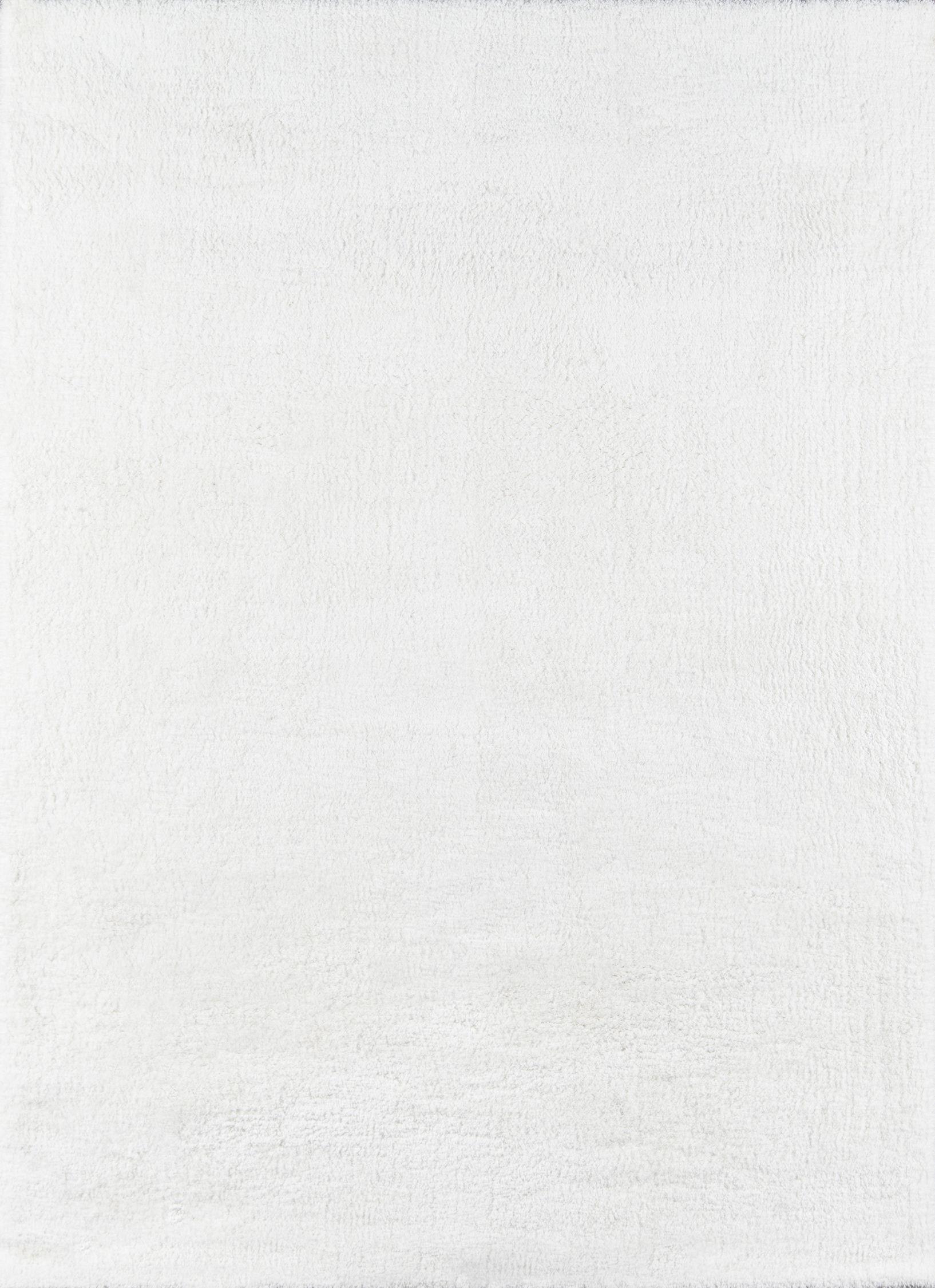 Shag Flokati Rectangle SyntheticMachine Made Rug VSHAGVS-01WHT5070