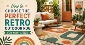 How to Choose the Perfect Retro Outdoor Rug for Your Space