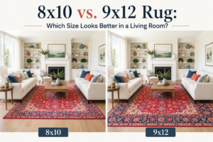 8×10 vs. 9×12 Rug: Which Size Looks Better in a Living Room?