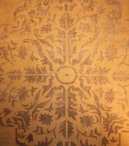 Beige & Beige Transitional Hand Knotted Wool & Silk Rug ? 8 x 11 Beige & Beige Transitional Hand Knotted Wool & Silk Rug ? 8 x 11