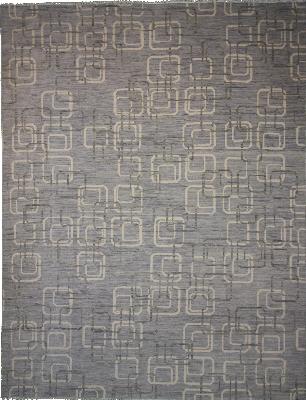 Blu Contemporary Modern Rug