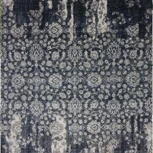 Grey & Gray Transitional Hand Knotted Wool Rug ? 8 x 10